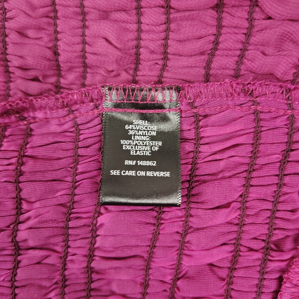 NWT Torrid Velvet Smocked Blouson Sleeve Crop Top Size 3X - Picture 10 of 10
